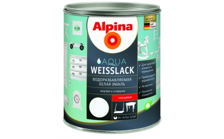 Alpina Aqua Weisslack (глянцевый)